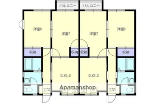 パル泉【2階】の間取り