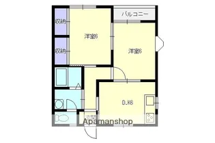 イーストヴィラ【2階】の間取り
