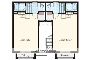 ランドマーク高見C【105号室】の間取り