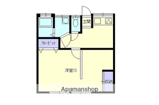 クロスタウンM【1階】の間取り