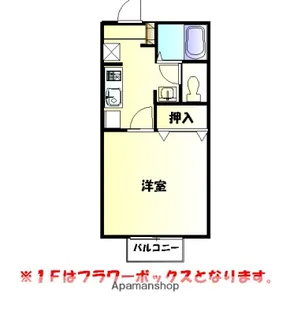 セジュールG【2階】の間取り