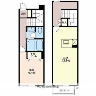 タウンコート【1階】の間取り