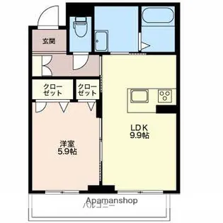 シャーメゾンSKY【302号室】の間取り