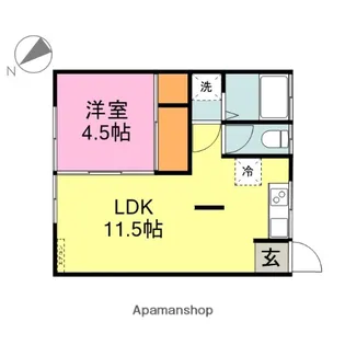 アトリエハウスⅡ【2階】の間取り