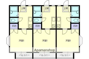 ドリームハイツ【1階】の間取り