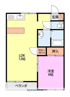 ロイヤルハイツ【1階】の間取り