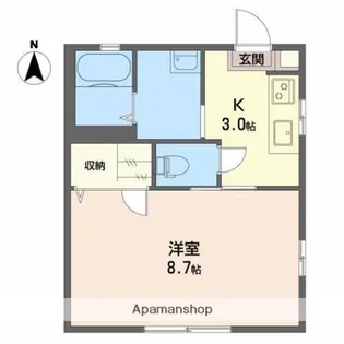 フィットヒルB【2階】の間取り