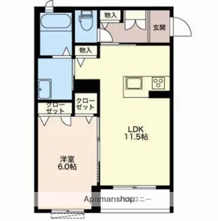 ロイヤルスクエアGⅢ【2階】の間取り