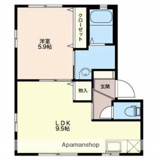 プランタン藤華【2階】の間取り