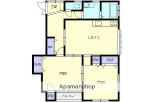 ファーストストーリーハイツ【2階】の間取り