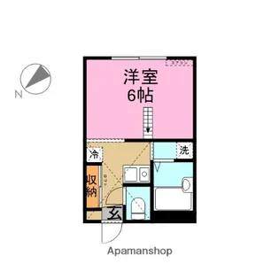 カーサフォンターナ【1階】の間取り