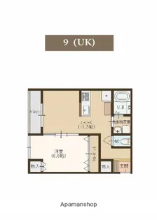 スカイラーク【9号室号室】の間取り