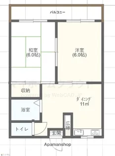 サンピア川崎【2階】の間取り