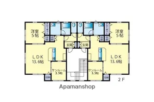 べるぽすとS【1階】の間取り