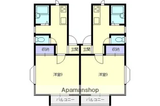 アークハイツ【1階】の間取り