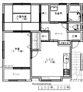 クレベール【2階】の間取り