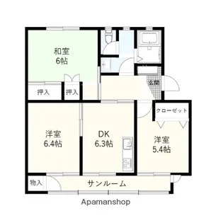 リッツ希望が丘Ⅰ【402号室】の間取り