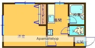リッツ駅東【102号室】の間取り