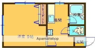 リッツ駅東【203号室】の間取り