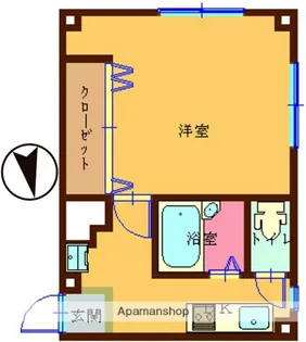 リッツ駅東【301号室】の間取り