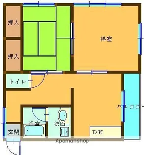 リッツATAGO【2階】の間取り