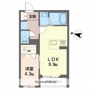 セレーノシェロ【3階】の間取り