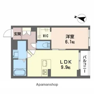 セレーノシェロ【1階】の間取り