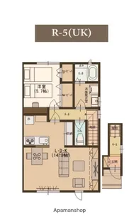 HOMES USONIA・前川東Ⅴ【2階】の間取り
