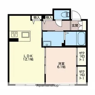 ルピナス【1階】の間取り