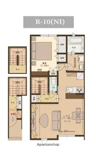 ユーソニアン・上除A【R-10号室】の間取り