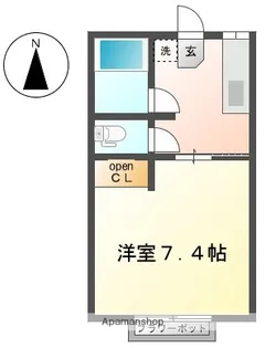 マエサンハイツ希望が丘【2階】の間取り