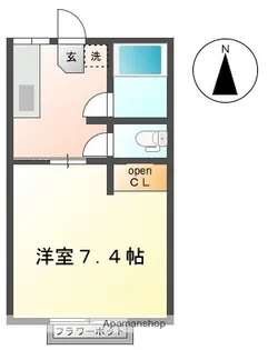 マエサンハイツ希望が丘【2階】の間取り