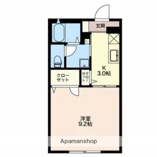 カメリアコート【2階】の間取り