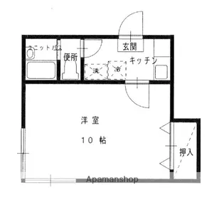 第5コーポグリーン【202号室】の間取り