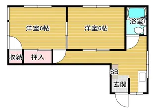 光ハイツ【105号室】の間取り