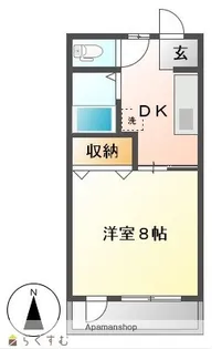 第2ハイツ希望【1階】の間取り