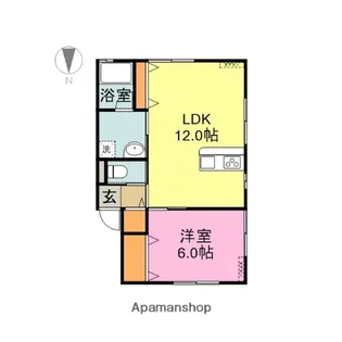 メイセ・ティオ【202号室】の間取り