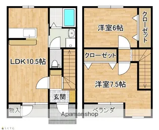 プロスペリティ【A号室】の間取り