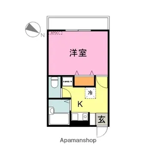 プリムローズ【402号室】の間取り