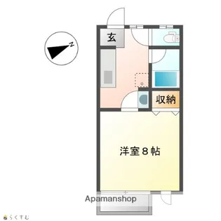 ファミーユ宮下D【2階】の間取り