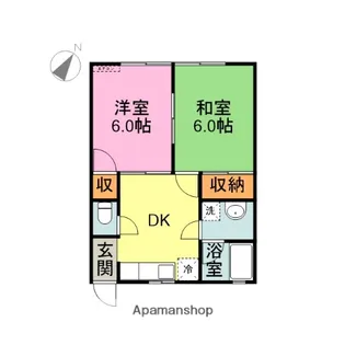 エクセレント大地【1階】の間取り