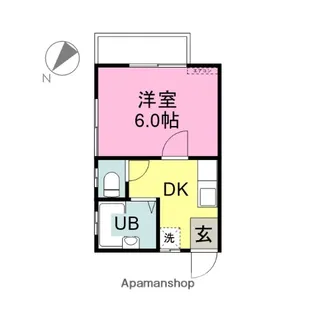 レイクサイド川崎【2階】の間取り