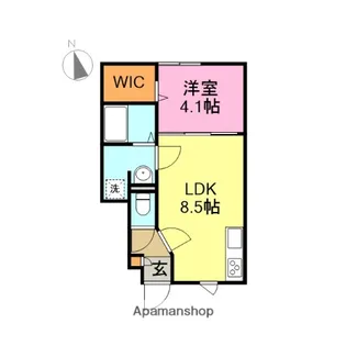 RINEN四郎丸【103号室】の間取り
