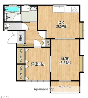 エクセル331【1階】の間取り