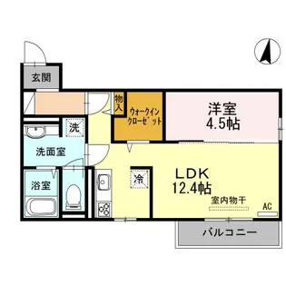 プランドール【3階】の間取り
