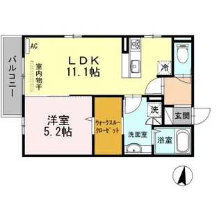 プランドール【2階】の間取り