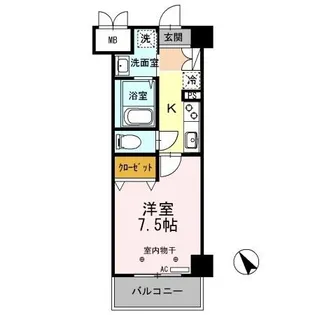 クレストスクエア【3階】の間取り