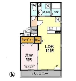 エスタシオン【2階】の間取り