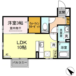 ストリート土合【1階】の間取り
