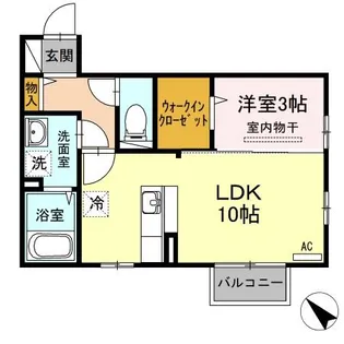 ストリート土合【2階】の間取り